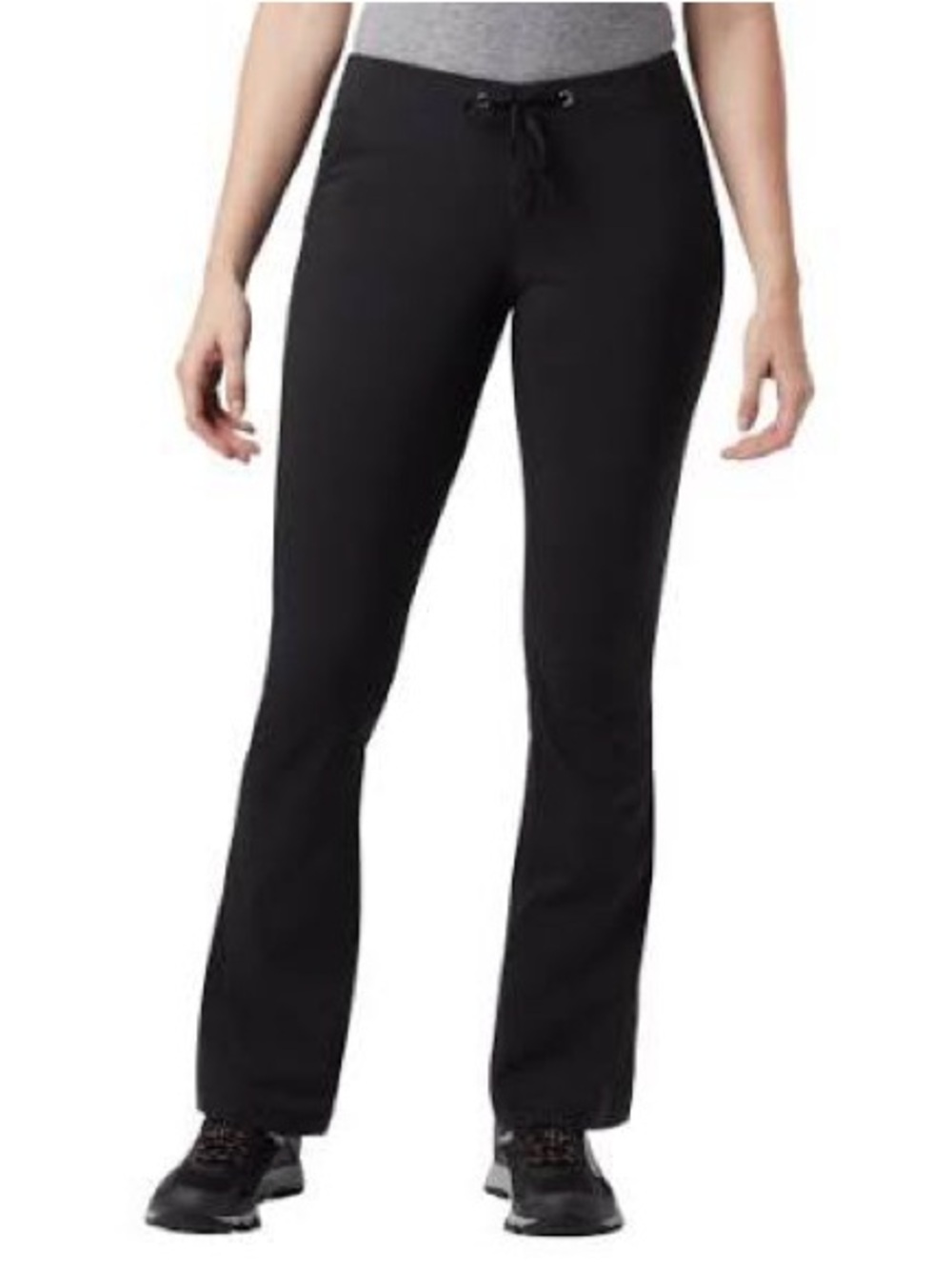 Columbia Anytime Outdoor Boot Cut Pants Black Size 8 Short NWT Omni-Shade